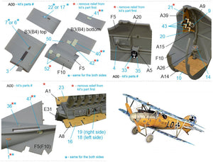 Quinta Studio QD32085 Albatros D.V 3D-Printed &amp;amp; coloured Interior on decal paper (Wingnut Wings) 1/32 – immagine 3