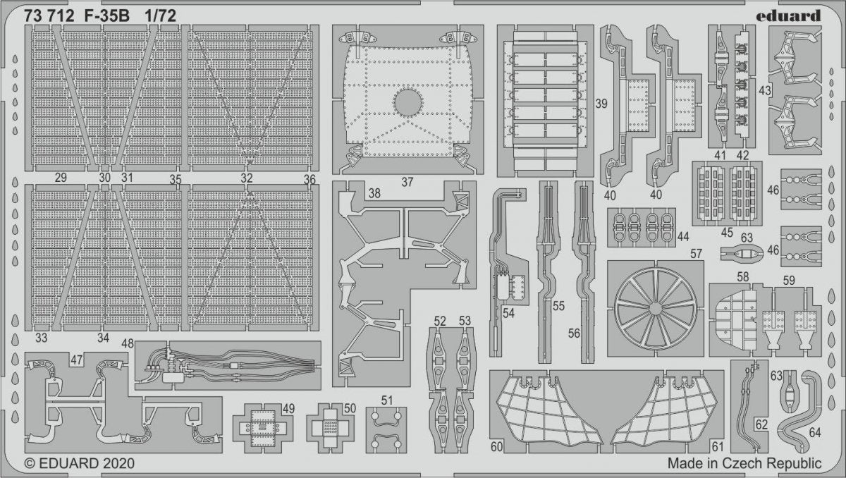 Eduard 73712 F-35B pour ACADEMY 1/72 – image 2