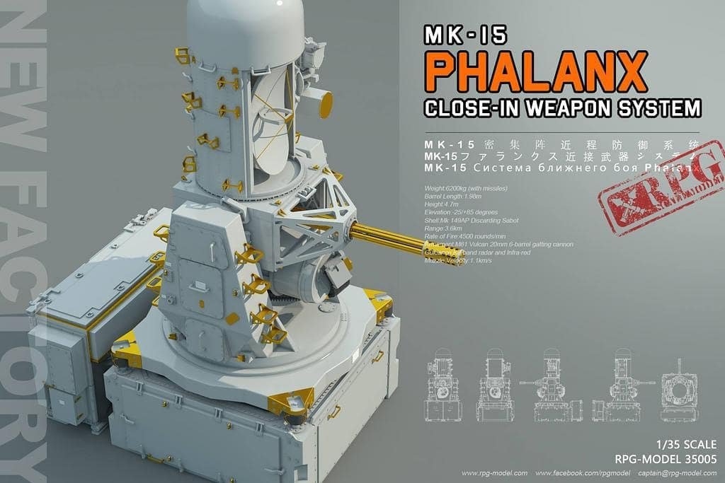 RPG Model 35005 MK-15 Phalanx Close-In Weapon System 1/35 – Bild 2