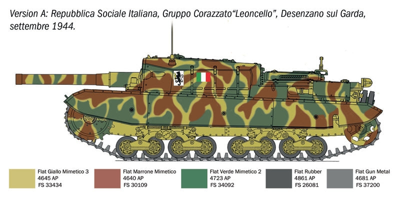 Italeri 6751 Semovente M43 da 105/25 Bassotto 1/35 – immagine 4