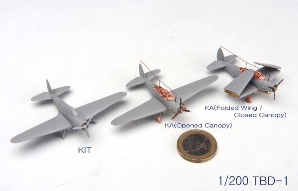 Ensemble d&amp;#39;avions de pont USS Enterprise de la Seconde Guerre mondiale MK1 Design MS-20018 pour CV-6 Enterprise à l&amp;#39;échelle 1/200 – image 11
