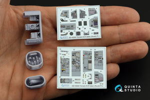 Quinta Studio QDS+48264 Tornado ECR Italian 3D-Printed coloured Interior on decal paper (Revell) (small version) (with 3D-printed resin parts) 1/48 – zdjęcie 2