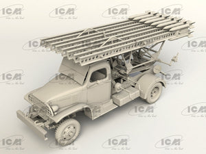 ICM 35596 BM-13-16 on G7107 chassis with Soviet crew 1/35 – immagine 2