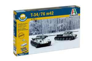 Italeri 7523 T34/76 m42 FAST ASSEMBLY 1/72 – immagine 3