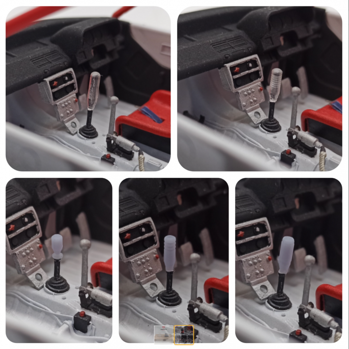 Yamamoto Model Parts YMPTUN31 Gałki zmiany biegów JDM 1/24 – zdjęcie 2