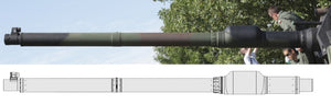 Master GM-35-060 K2 Black Panther - lufa działa Hyundai WIA CN08 120mm 55cal (do modelu Academy) 1/35 – immagine 20