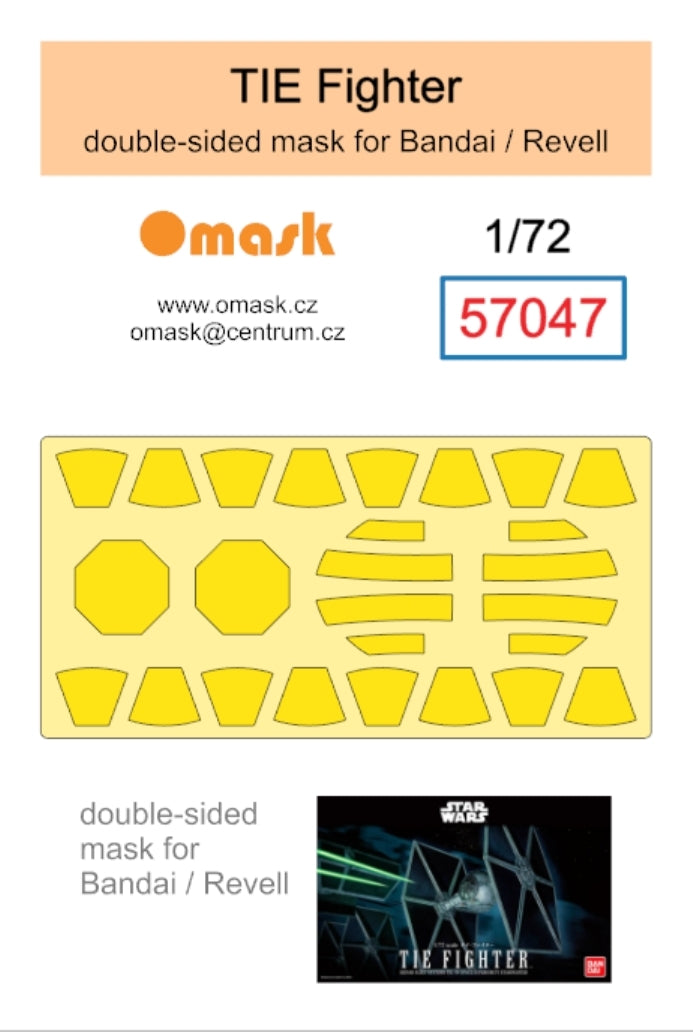 Masque double face Omask 57047 TIE Fighter (pour Bandai/Revell) 1/72