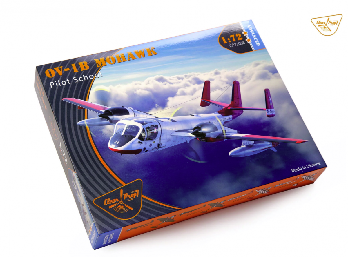 Clear Prop! CP72038 OV-1B Mohawk "Pilot School" ADVANCED KIT 1/72