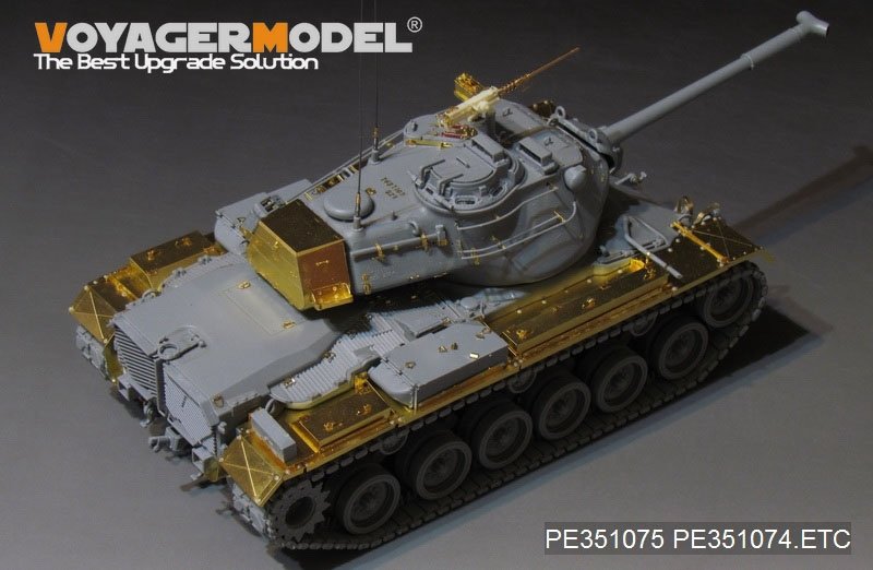 Voyager Model PE351075 Modern US Army M47E/M Medium Tank Fenders Upgrade Set for Takom 1/35 – immagine 3