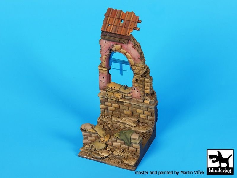 Black Dog D35103 House ruin Italy 1944 base 1/35 – immagine 2