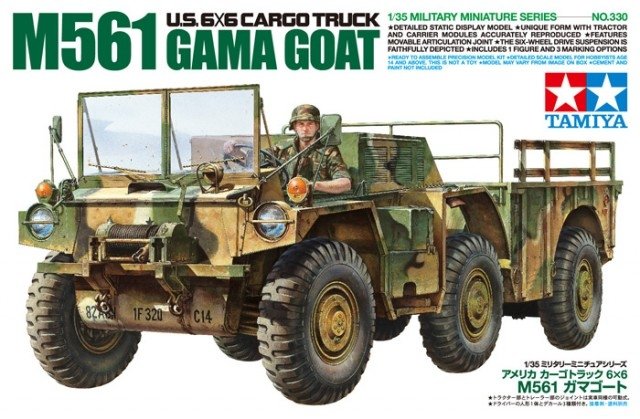 Tamiya 35330 U.S. 6X6 CARGO TRUCK M561 GAMA GOAT 1/35