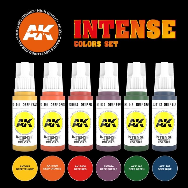 AK Interactive AK11612 3G ENSEMBLE DE COULEURS INTENSES – image 3