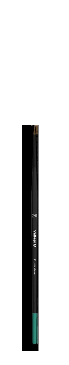 VALLEJO B01020 - Pędzel - Pro Modeler - Natural Hair Round No. 2/0 – immagine 2