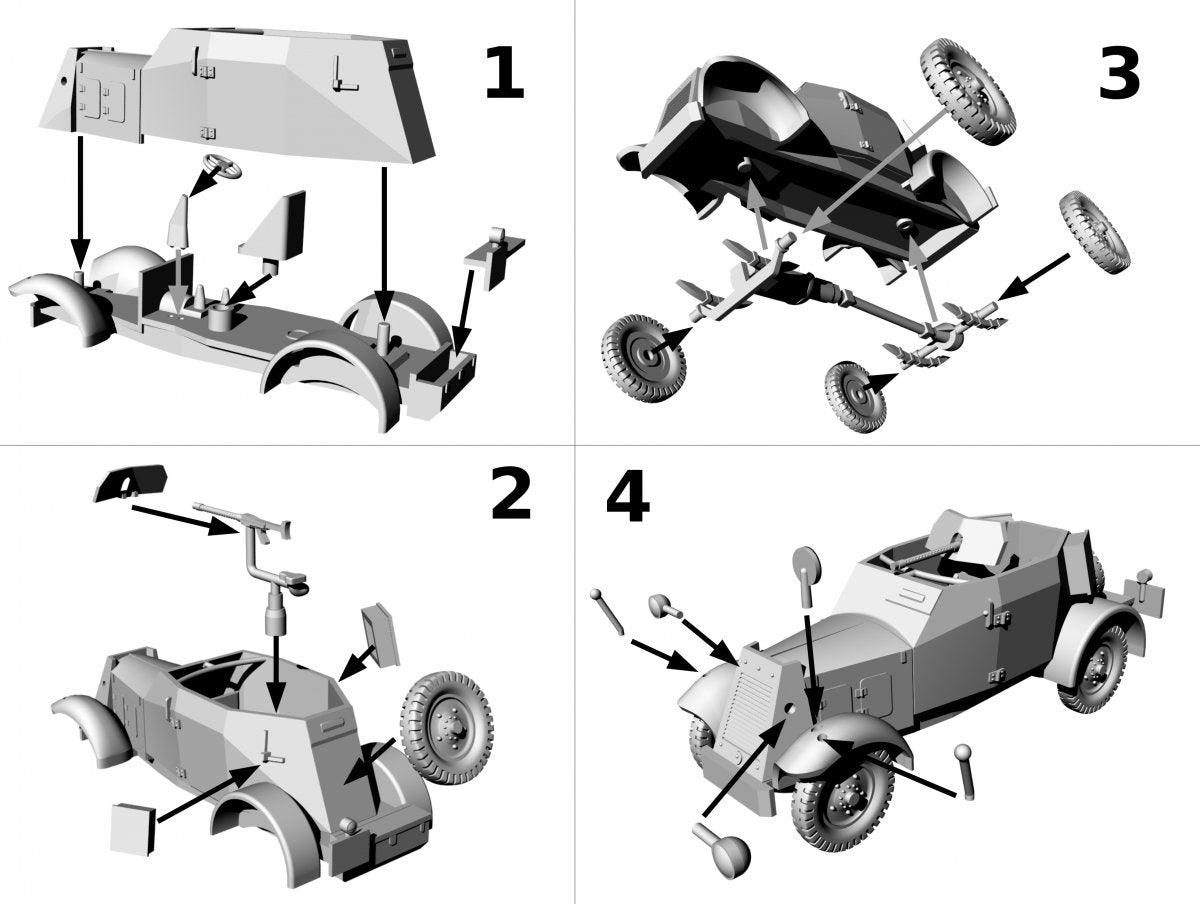 First To Fight PL006- Kfz. 13 1/72 – immagine 2