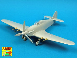 Aber A72 010 Armament for British fighter Hurricane Mk.II; Hispano 20mm x 4 1/72 – immagine 4