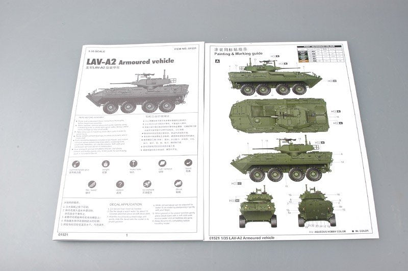 Trumpeter 01521 LAV-A2 8x8 wheeled armoured vehicle 1/35 – Bild 8