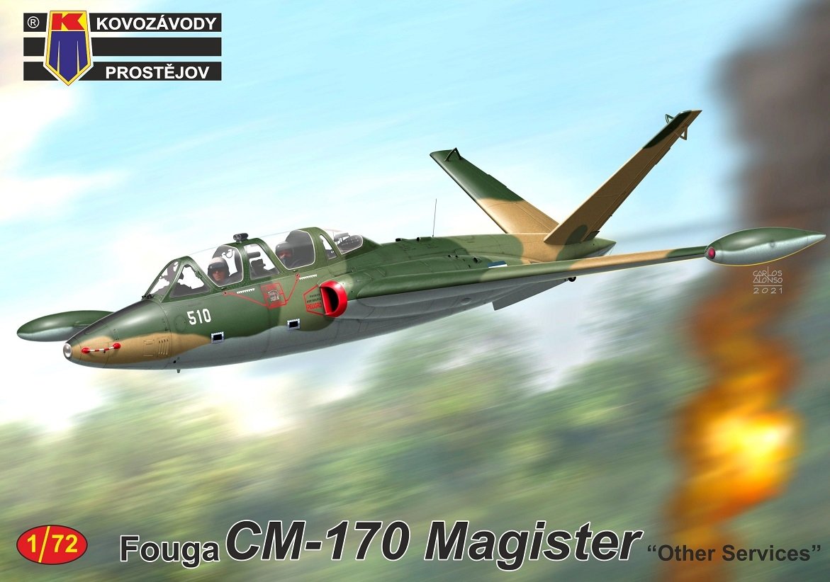 Kovozavody Prostejov KPM0244 Fouga CM-170 Magister "Other Services" 1/72