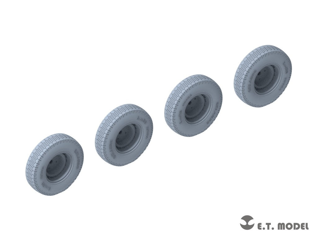 E.T. Model P35-103 WWII German Sd.Kfz.234 Small Diameter Weighted Wheels Type.3 1/35 – zdjęcie 3