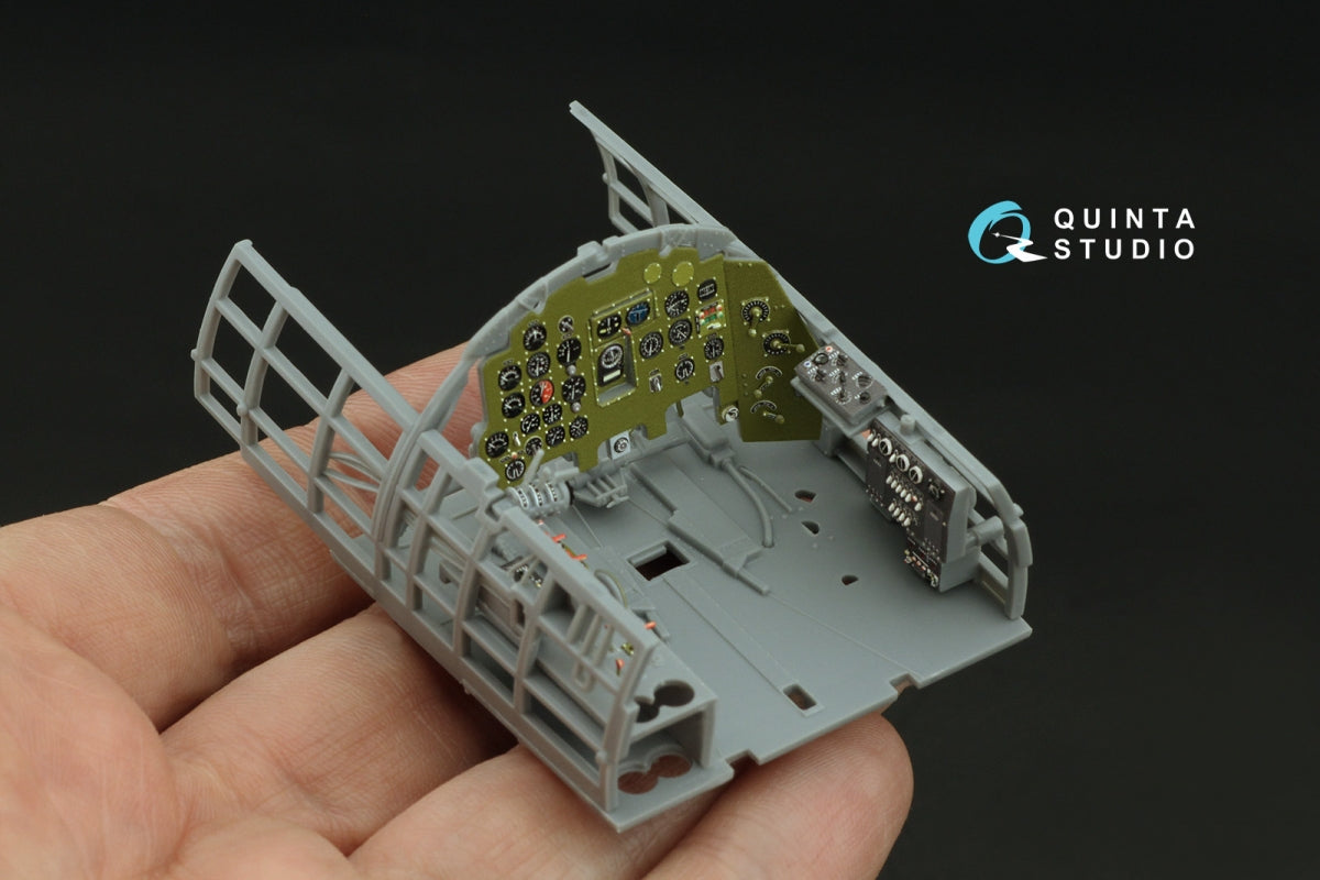 Quinta Studio QD32240 Mitsubishi J2M3 Raiden 3D-Printed &amp;amp; coloured Interior on decal paper (Zoukei Mura) 1/32 – zdjęcie 9