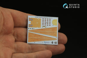 Intérieur imprimé en 3D et coloré sur papier décalcomanie Quinta Studio QD48298 Fokker EV-DVIII (Eduard) 1/48 – image 3