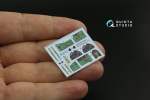 Quinta Studio QD72042 Spitfire Mk.IX 3D-Printed &amp;amp; coloured Interior on decal paper (Eduard) 1/72 – Bild 6