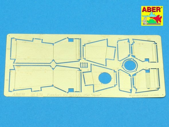 Aber 35A073 Fenders for Sd.Kfz. 250 Neu 1/35