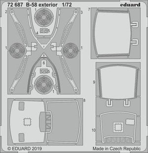 Eduard BIG72149 B-58 TAMIYA 1/72 – imagen 2
