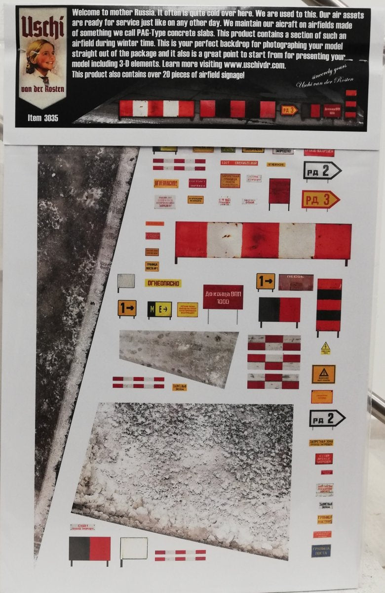 Uschi 3035 Scenic display: Russian PAG-Type Taxiway BLAST EDITION 1/48 – immagine 2