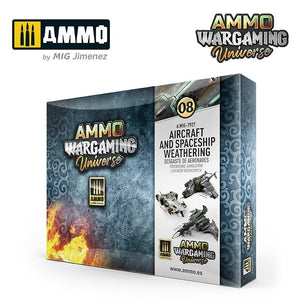 AMMO de Mig Jimenez 7927 AMMO WARGAMING UNIVERSE 08 - Vieillissement des avions et vaisseaux spatiaux