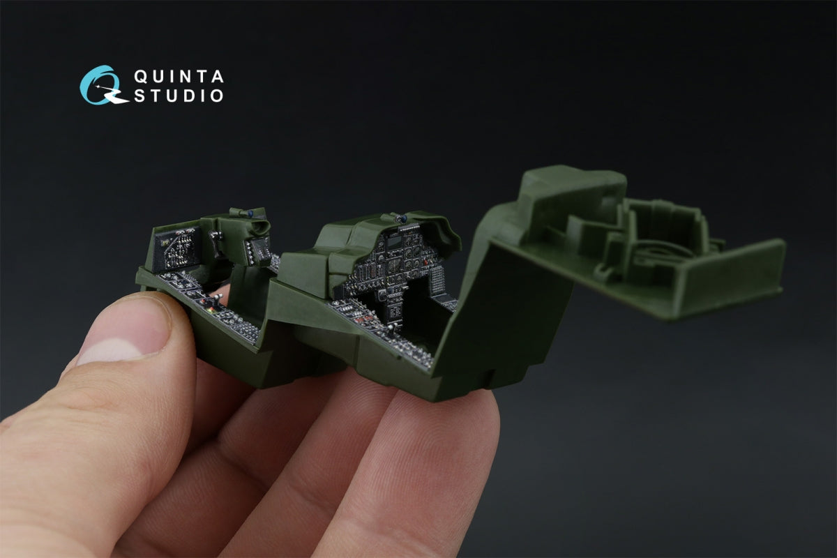Quinta Studio QDS-48572 AH-64A 3D-Printed &amp;amp; coloured Interior on decal paper (Academy/Modelist) (small version) 1/48 – Bild 10