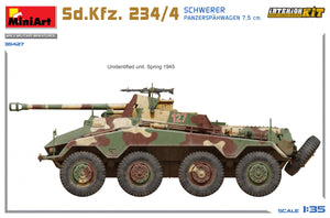 MiniArt 35427 Sd.Kfz. 234/4 SCHWERER PANZERSPÄHWAGEN 7,5 cm. INTERIOR KIT 1/35 – Bild 8