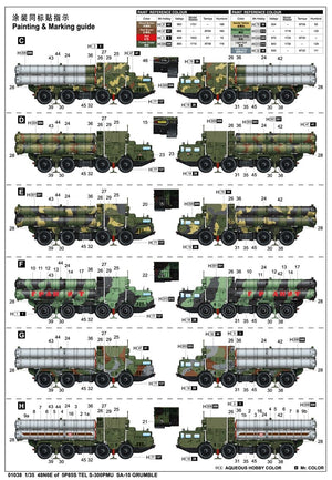 Trumpeter 01038 48N6E of 5P85S TEL S-300PMU SA-10 GRUMBLE 1/35 – immagine 2