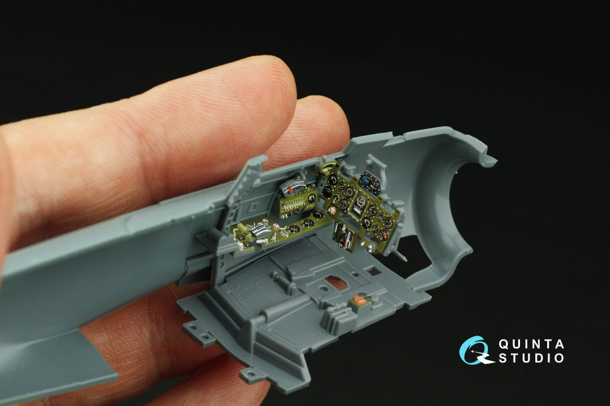 Quinta Studio QD48492 A6M2 Zero Mitsubishi Production 3D-Printed coloured Interior on decal paper (Eduard) 1/48 – imagen 9