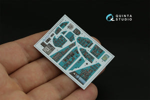 Quinta Studio QDS-48356 Mi-24D 3D-Printed &amp;amp; colored Interior on decal paper (Trumpeter) (Small version) 1/48 – image 4