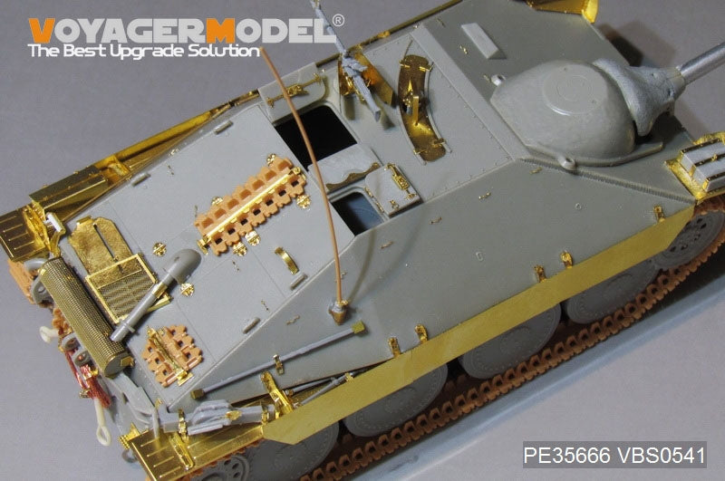 Voyager Model PE35666B WWII German Hetzer Tank Destroyer (includes a metal barrel) For DRAGON 6030 1/35 – immagine 8