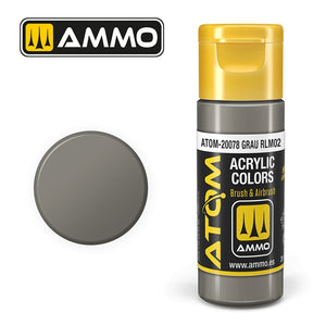 Munitions de Mig Jimenez 20078 ATOM COLOR Grau RLM02 20ml