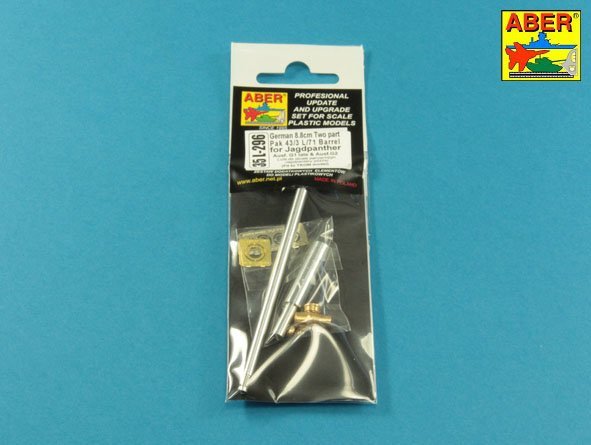 Aber 35L-296 Lufa Pak 43/3 L/71 8,8cm do Jagdpanter G1 późna lub G2 dla modeli Takom 1/35 – immagine 4