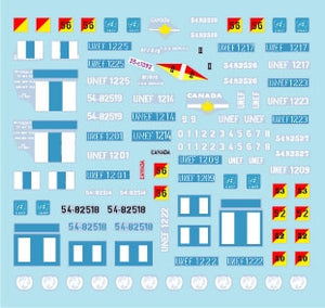 Star Decals 35-C1392 UNEF Canadian Ferrets. Middle East Peacekeepers # 3. Ferret Mk 1 Scout Cars 1/35 – immagine 2