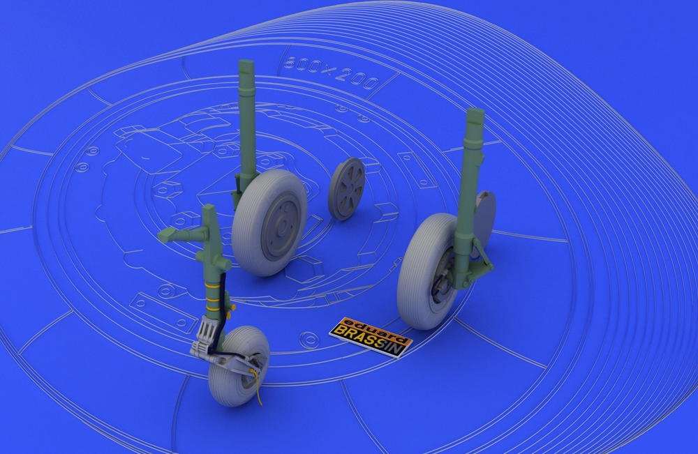 Eduard 648026 MiG-21 wheels 1/48 (EDUARD) – imagen 2