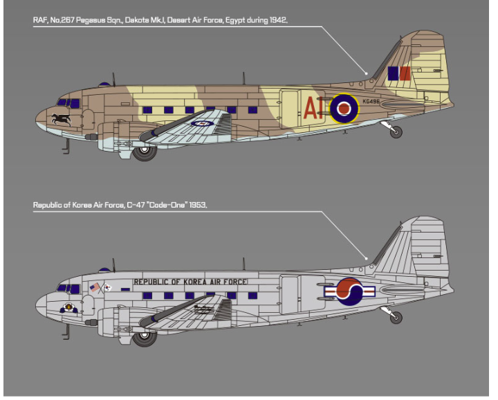 Academy 12633 USAAF C-47 Skytrain 1/144 – image 5
