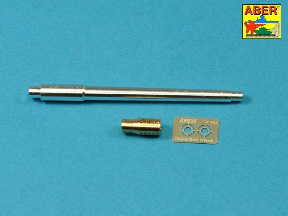 Aber 72L-67 170 mm A/T gun barrel for German Jagdpanzer E-100 1/72