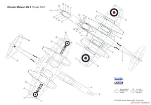 Special Hobby 72424 Gloster Meteor F.8 Prone Pilot 1/72 – immagine 3