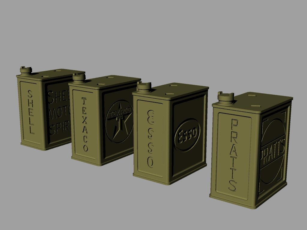 Panzer Art RE35-147 2 Gal British “POW” canisters (commercial set) 1/35 – image 3