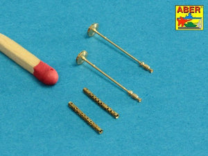Aber 48L-21 Set of 2 barrels for German machine guns MG34 1/48 – immagine 2