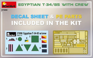 MiniArt 37098 Egyptian T-34/85 1/35 – image 8