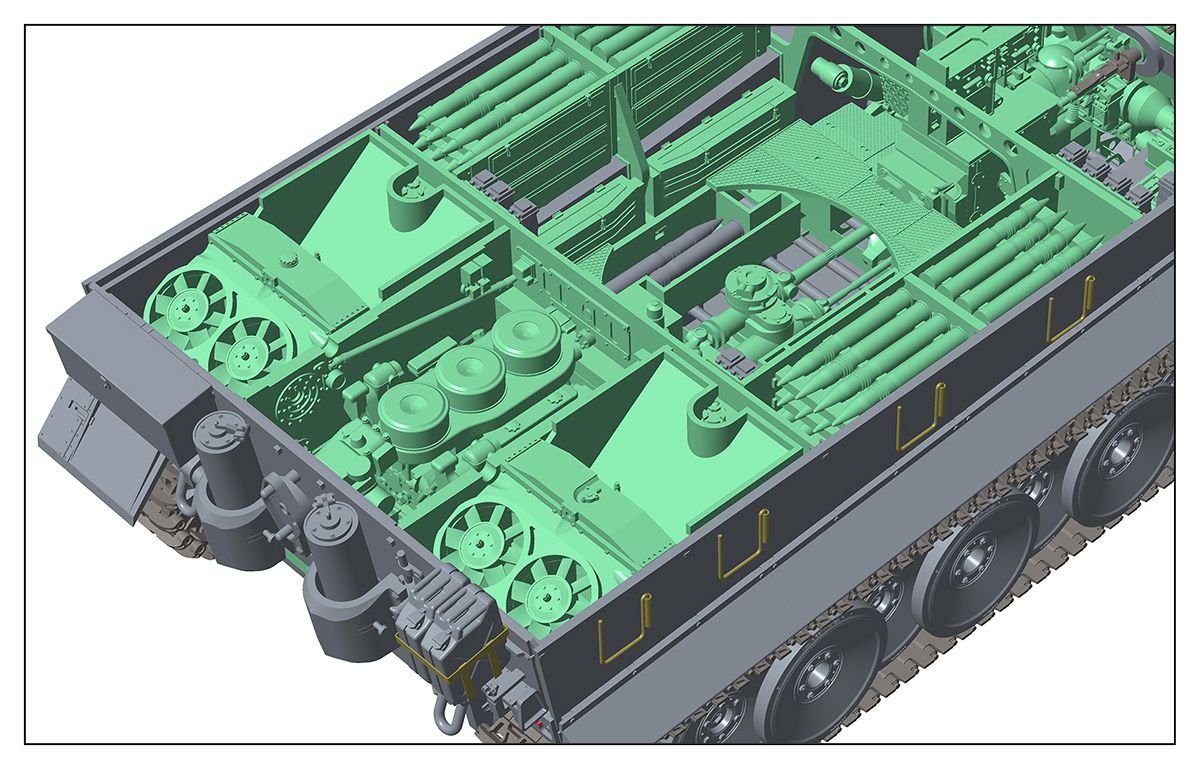 Rye Field Model 5003 Pz.kpfw.VI Ausf. E Tiger I Early Production (full interior) – immagine 2