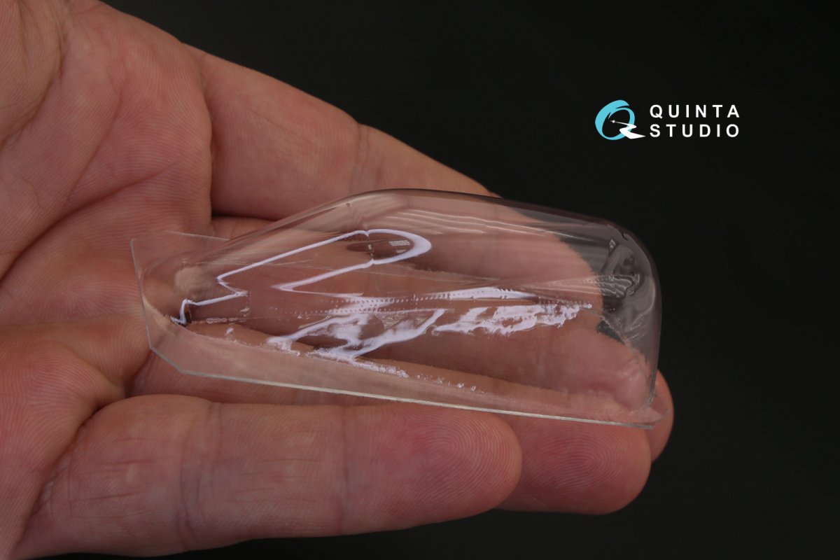 Quinta Studio QC48146 F-CK-1С vacuformed clear canopy (for AFV club kit) 1/48 – imagen 5