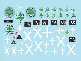 Star Decals 35-C1280 Lebanese Tanks &amp;amp; AFVs 10 1/35 – zdjęcie 3