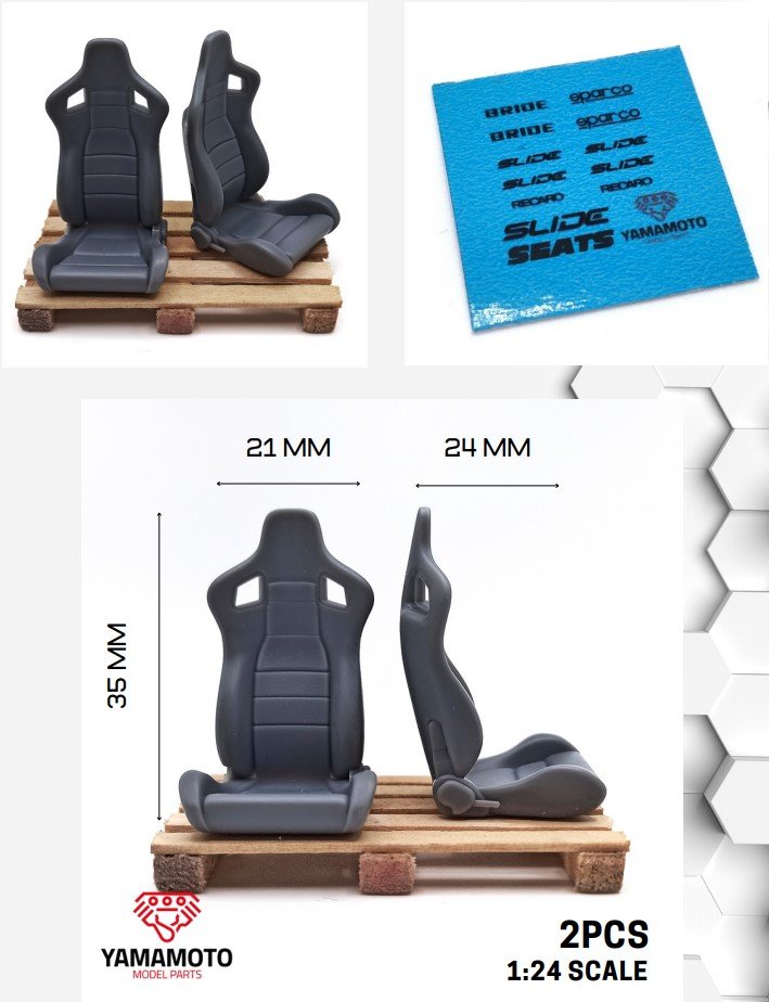 Yamamoto YMPTUN113 Sport Seats - Slide Type 1/24 – Bild 2