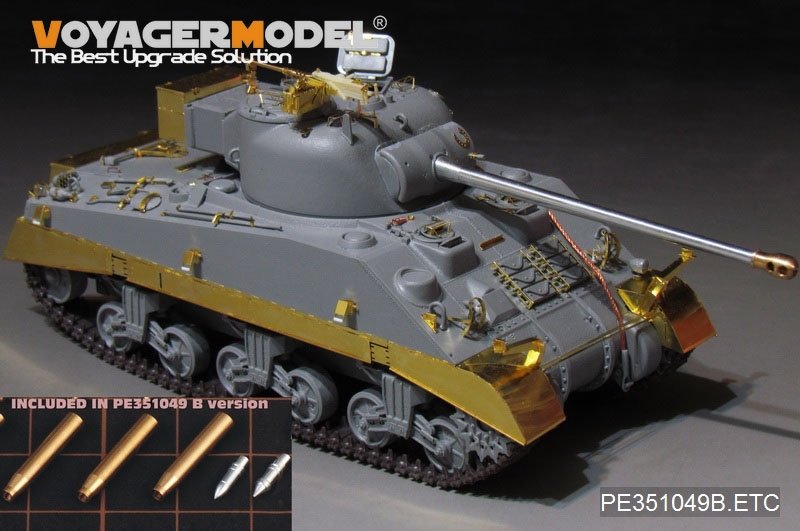 Voyager Model PE351049B WWII UK Sherman VC Firefly (B Ver.included Gun Barrel) For R.F.M 5038 1/35 – Bild 19